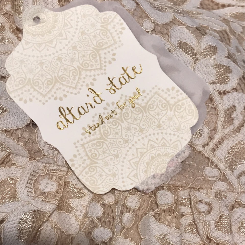 Brand new Altar’d state strapless Lace Dress - Picture 10 of 10